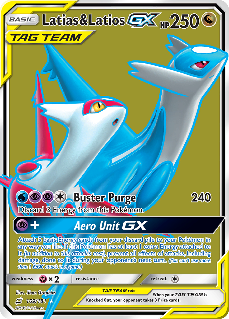 Latias & Latios GX (169/181) [Sun & Moon: Team Up] | Silver Goblin