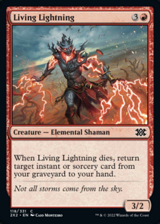 Living Lightning [Double Masters 2022] | Silver Goblin
