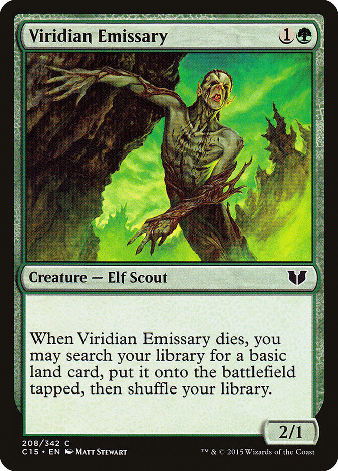 Viridian Emissary [Commander 2015] | Silver Goblin