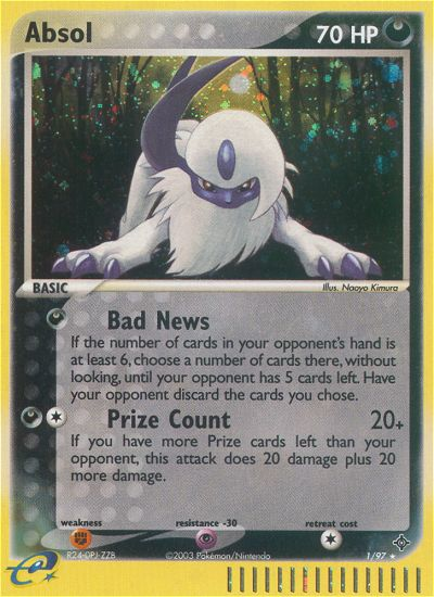 Absol (1/97) [EX: Dragon] | Silver Goblin