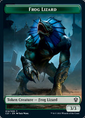 Frog Lizard // Elephant Double-Sided Token [Commander 2021 Tokens] | Silver Goblin