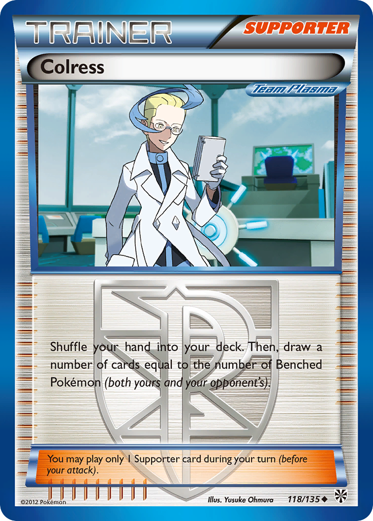 Colress (118/135) [Black & White: Plasma Storm] | Silver Goblin