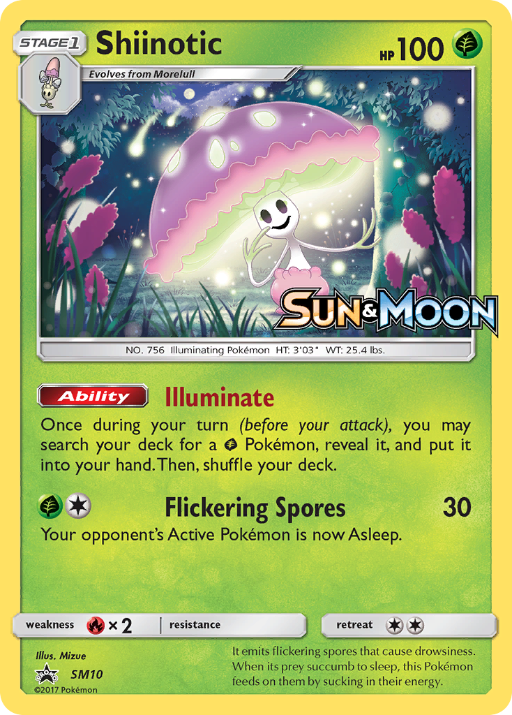 Shiinotic (SM10) [Sun & Moon: Black Star Promos] | Silver Goblin