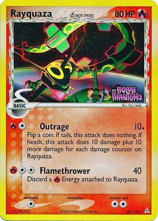 Rayquaza (26/110) (Delta Species) (Stamped) [EX: Holon Phantoms] | Silver Goblin