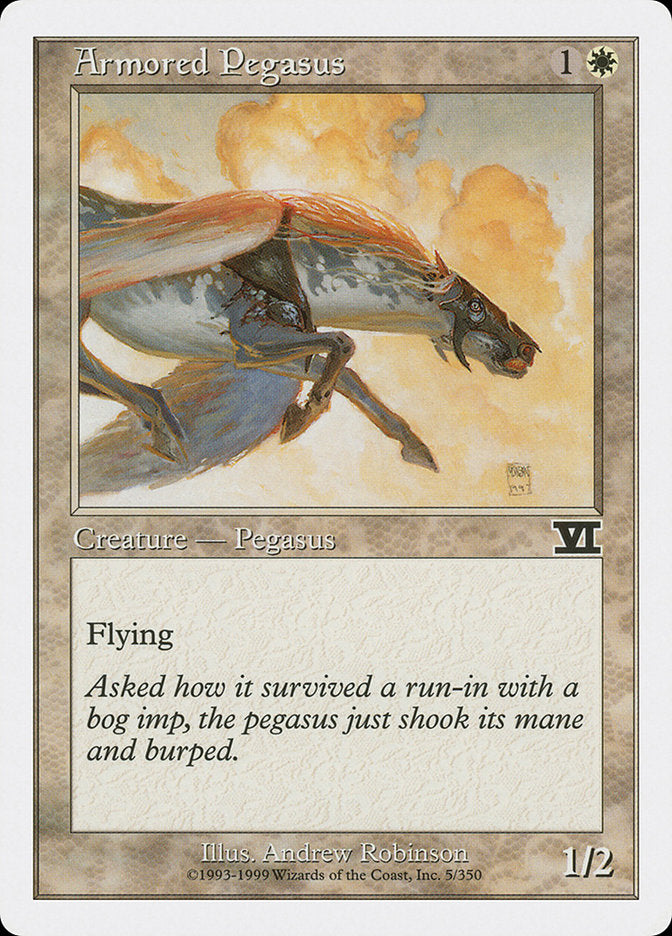 Armored Pegasus [Classic Sixth Edition] | Silver Goblin