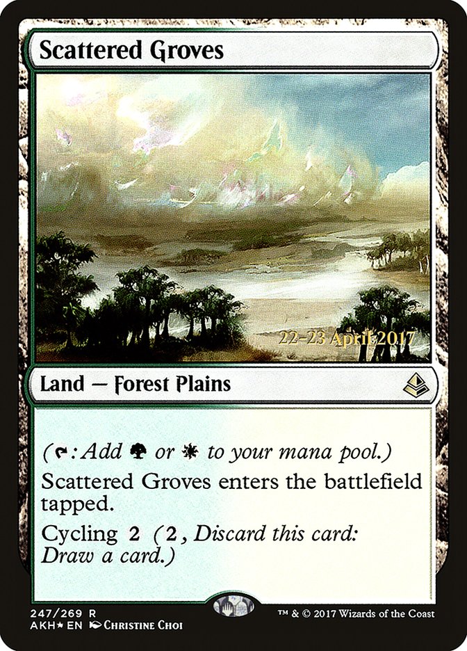 Scattered Groves [Amonkhet Prerelease Promos] | Silver Goblin