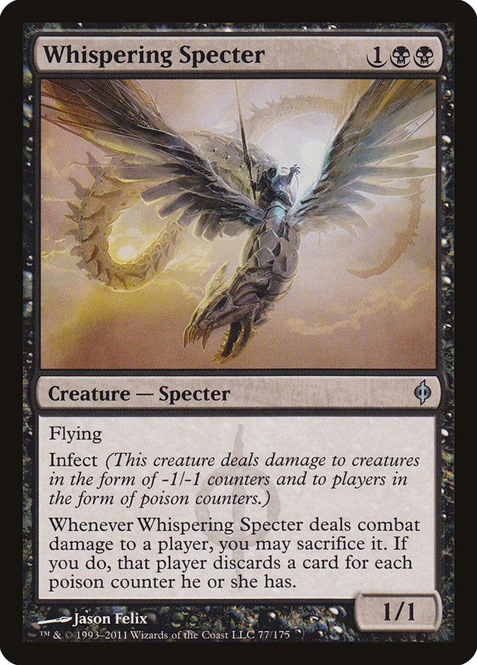 Whispering Specter [New Phyrexia] | Silver Goblin
