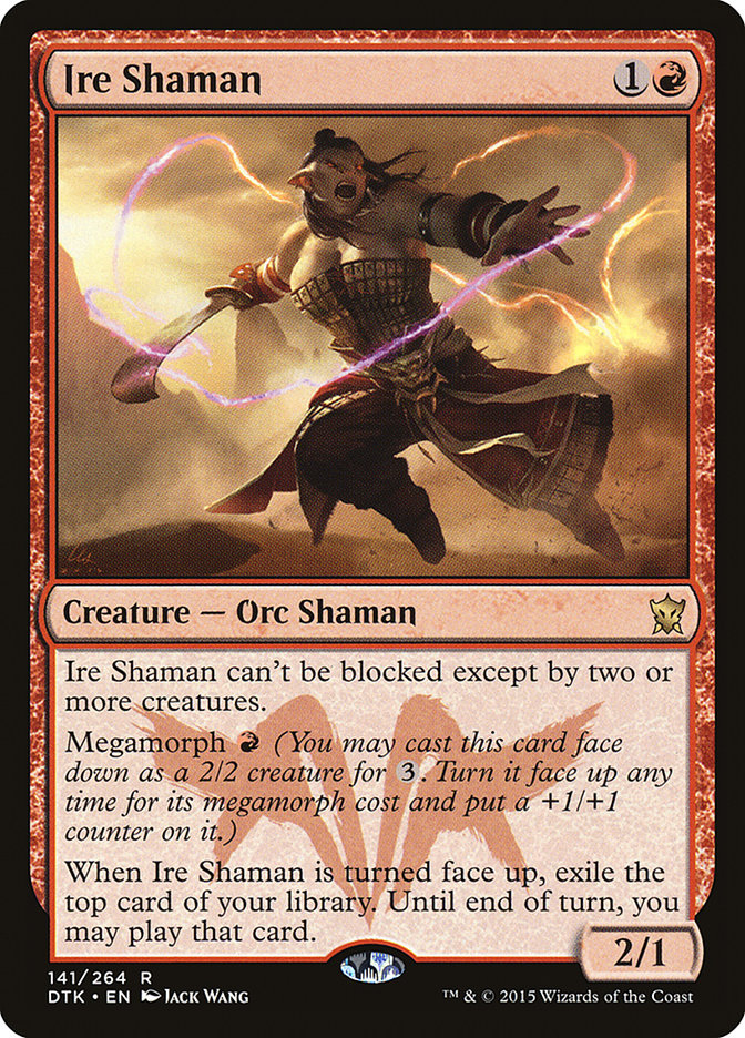 Ire Shaman [Dragons of Tarkir] | Silver Goblin