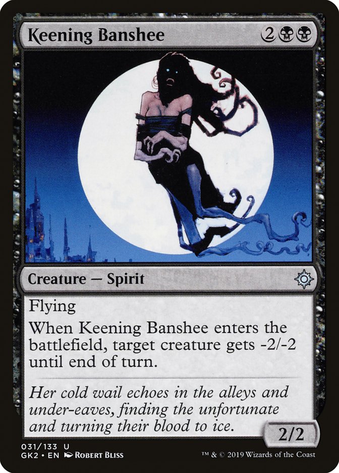Keening Banshee [Ravnica Allegiance Guild Kit] | Silver Goblin