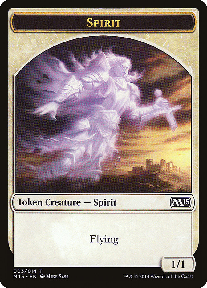 Spirit Token [Magic 2015 Tokens] | Silver Goblin