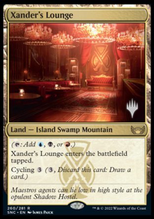 Xander's Lounge (Promo Pack) [Streets of New Capenna Promos] | Silver Goblin