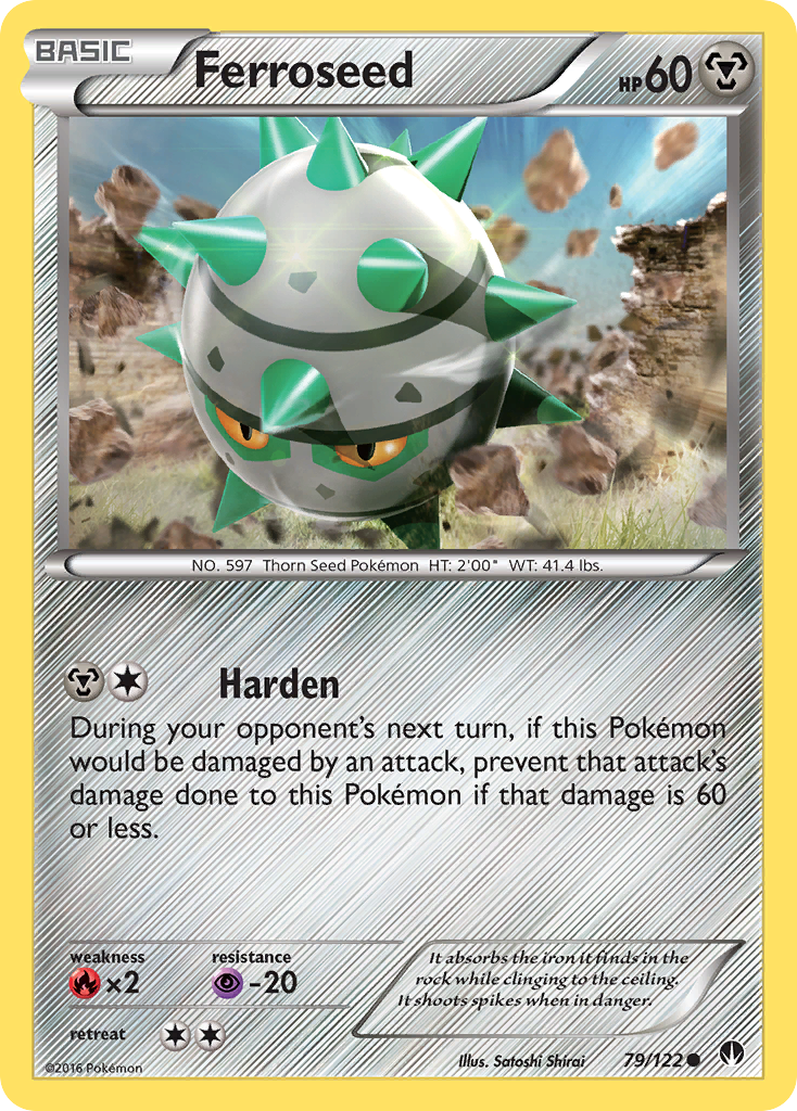 Ferroseed (79/122) [XY: BREAKpoint] | Silver Goblin