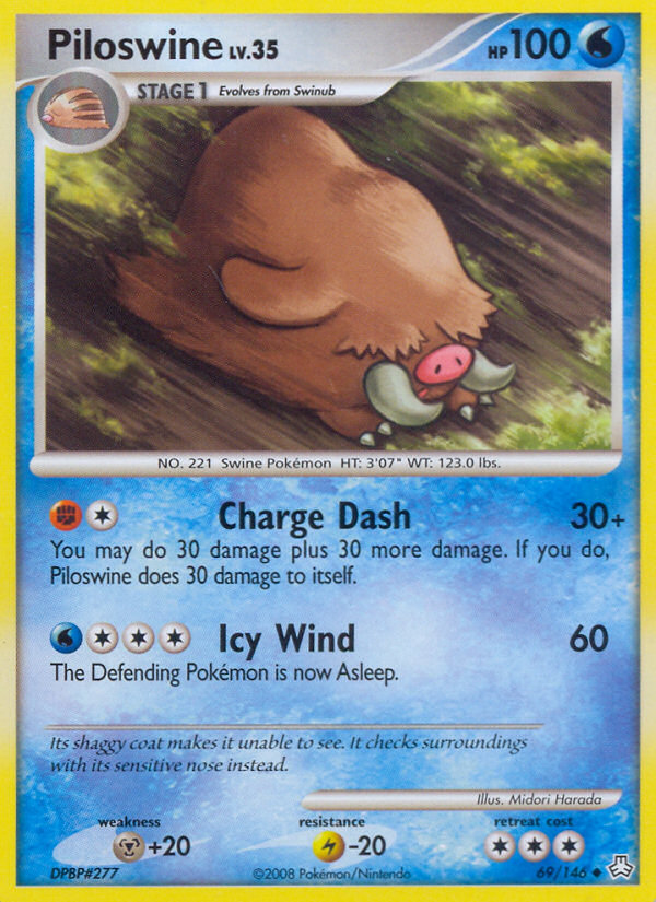 Piloswine (69/146) [Diamond & Pearl: Legends Awakened] | Silver Goblin