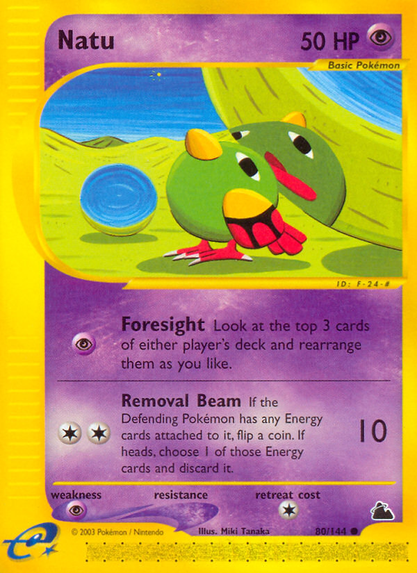 Natu (80/144) [Skyridge] | Silver Goblin