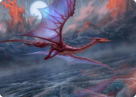 Manaform Hellkite Art Card [Innistrad: Crimson Vow Art Series] | Silver Goblin