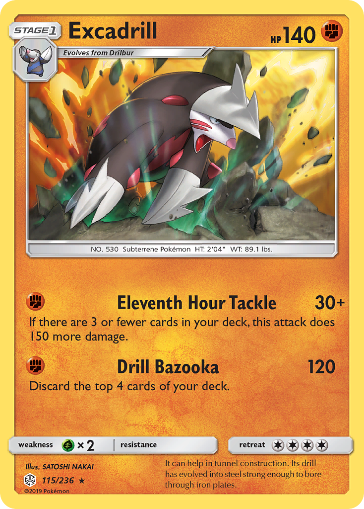 Excadrill (115/236) [Sun & Moon: Cosmic Eclipse] | Silver Goblin