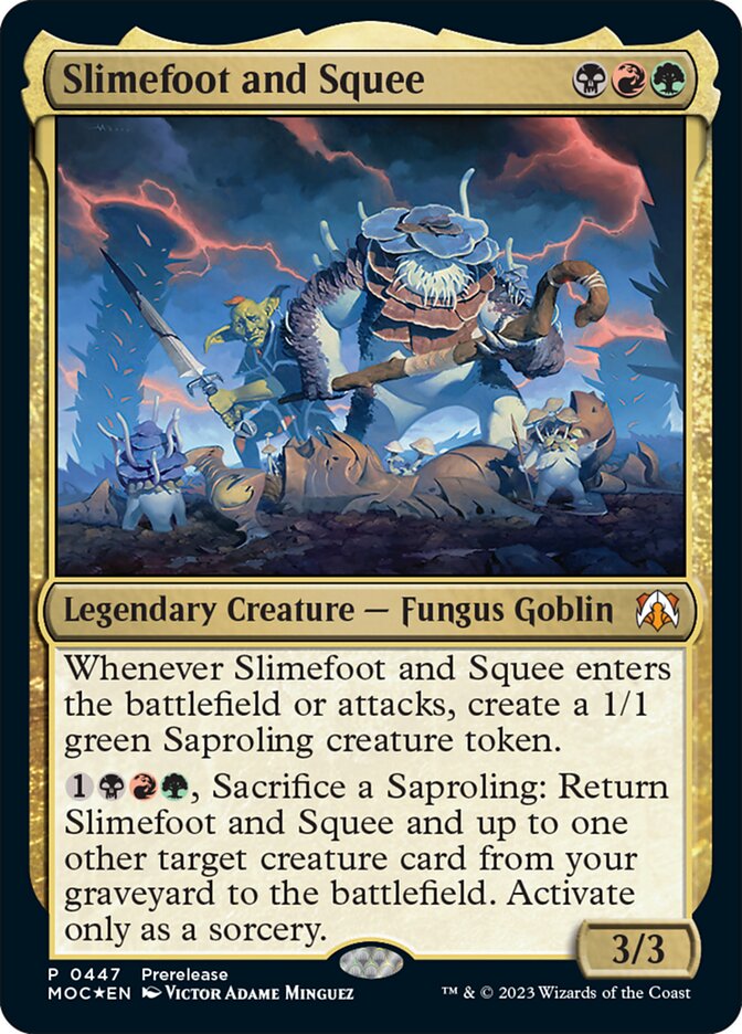 Slimefoot and Squee [March of the Machine Commander] | Silver Goblin