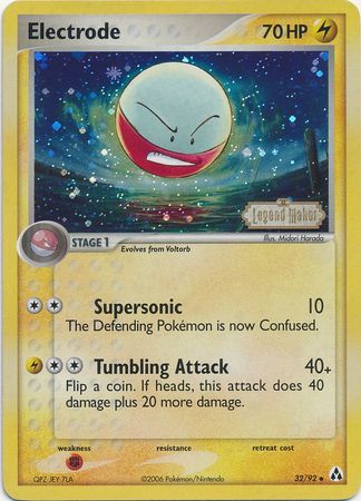 Electrode (32/92) (Stamped) [EX: Legend Maker] | Silver Goblin