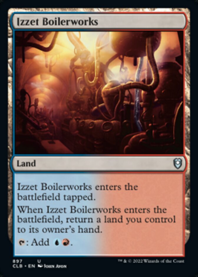 Izzet Boilerworks [Commander Legends: Battle for Baldur's Gate] | Silver Goblin
