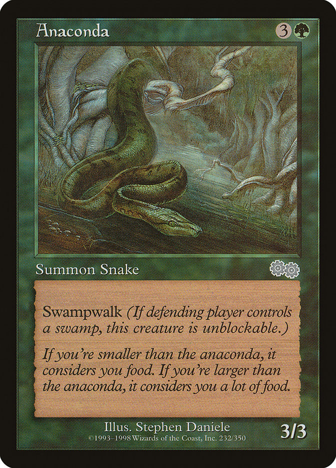Anaconda [Urza's Saga] | Silver Goblin