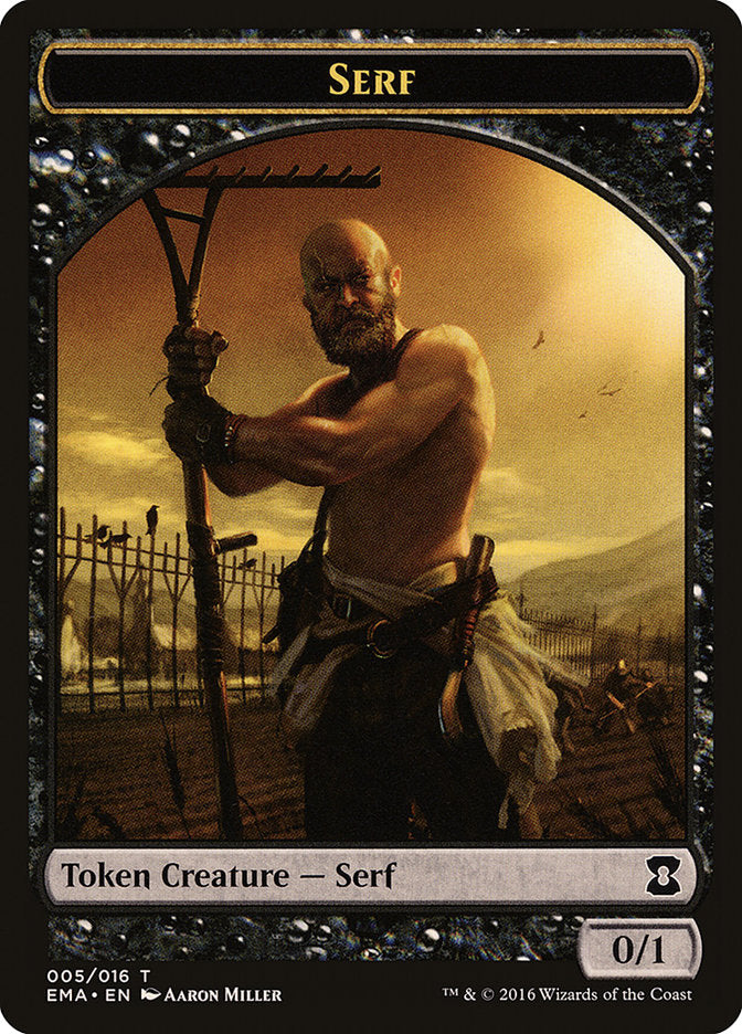 Serf Token [Eternal Masters Tokens] | Silver Goblin