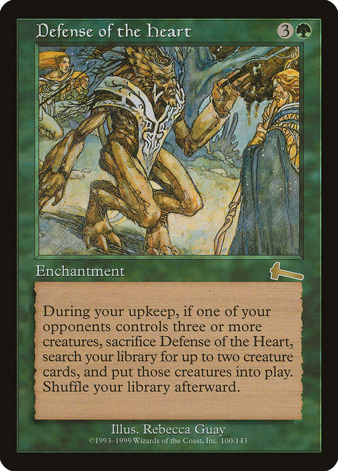 Defense of the Heart [Urza's Legacy] | Silver Goblin