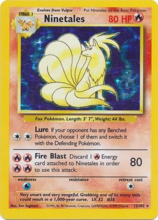 Ninetales (12/102) [Base Set Unlimited] | Silver Goblin