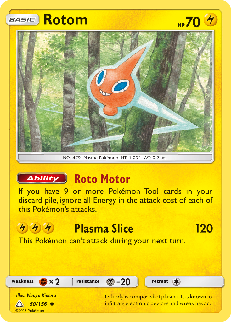 Rotom (50/156) [Sun & Moon: Ultra Prism] | Silver Goblin