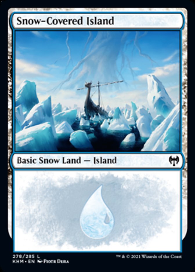 Snow-Covered Island (278) [Kaldheim] | Silver Goblin