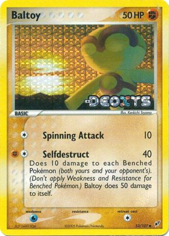 Baltoy (53/107) (Stamped) [EX: Deoxys] | Silver Goblin