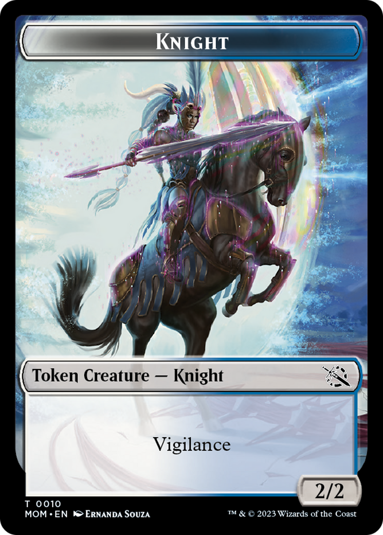 Knight Token [March of the Machine Tokens] | Silver Goblin
