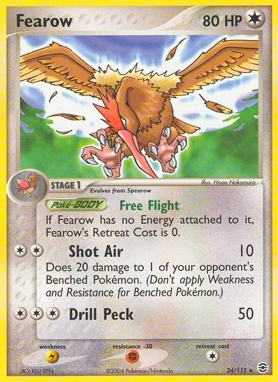 Fearow (24/112) [EX: FireRed & LeafGreen] | Silver Goblin