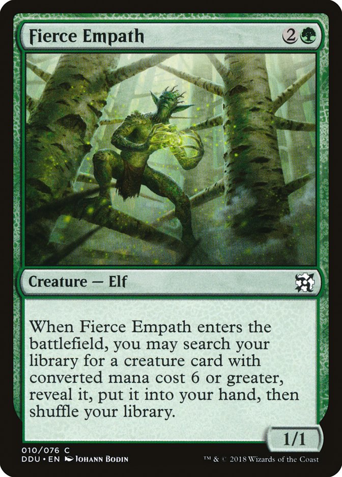 Fierce Empath [Duel Decks: Elves vs. Inventors] | Silver Goblin