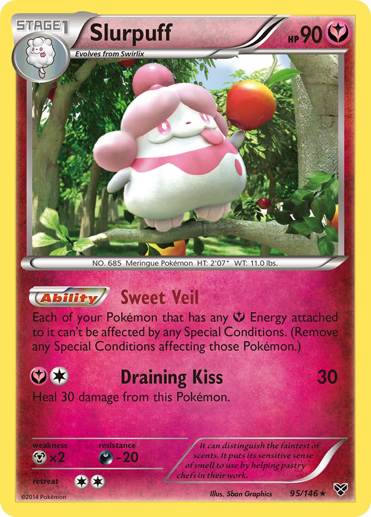 Slurpuff (95/146) (Theme Deck Exclusive) [XY: Base Set] | Silver Goblin