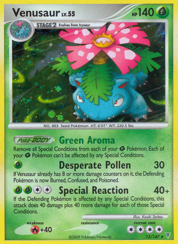 Venusaur (13/147) (Theme Deck Exclusive) [Platinum: Supreme Victors] | Silver Goblin