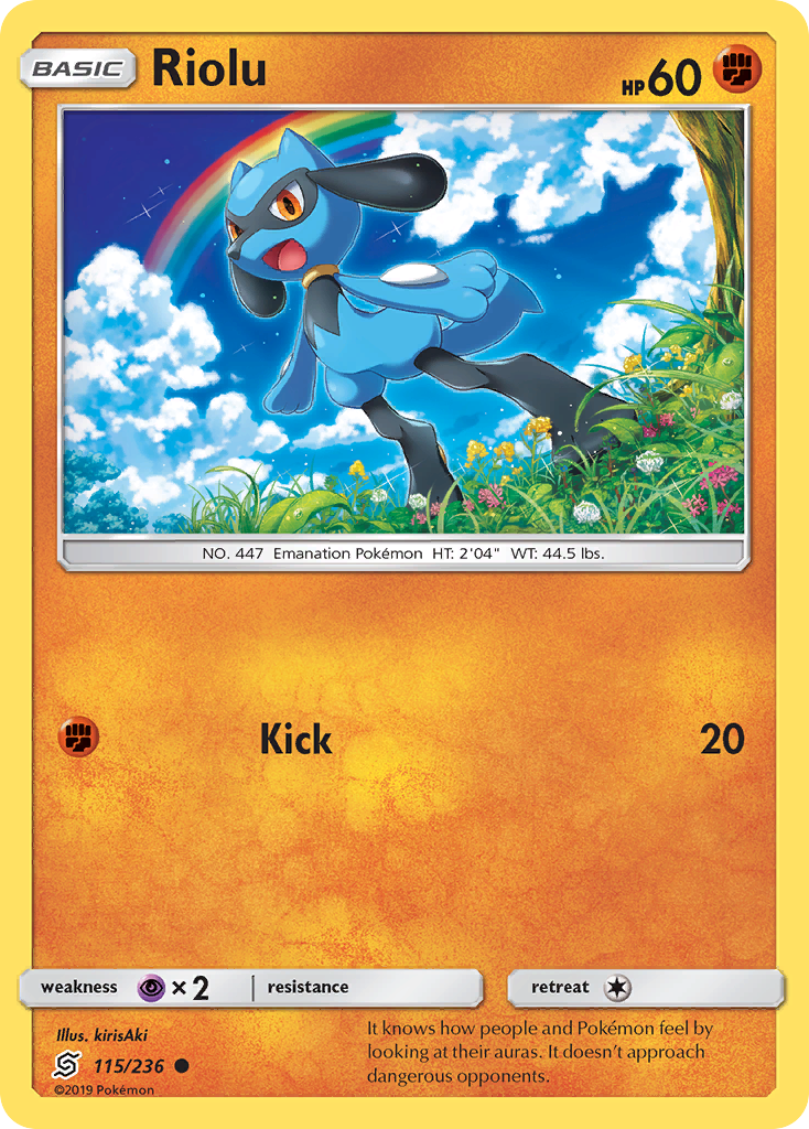 Riolu (115/236) [Sun & Moon: Unified Minds] | Silver Goblin