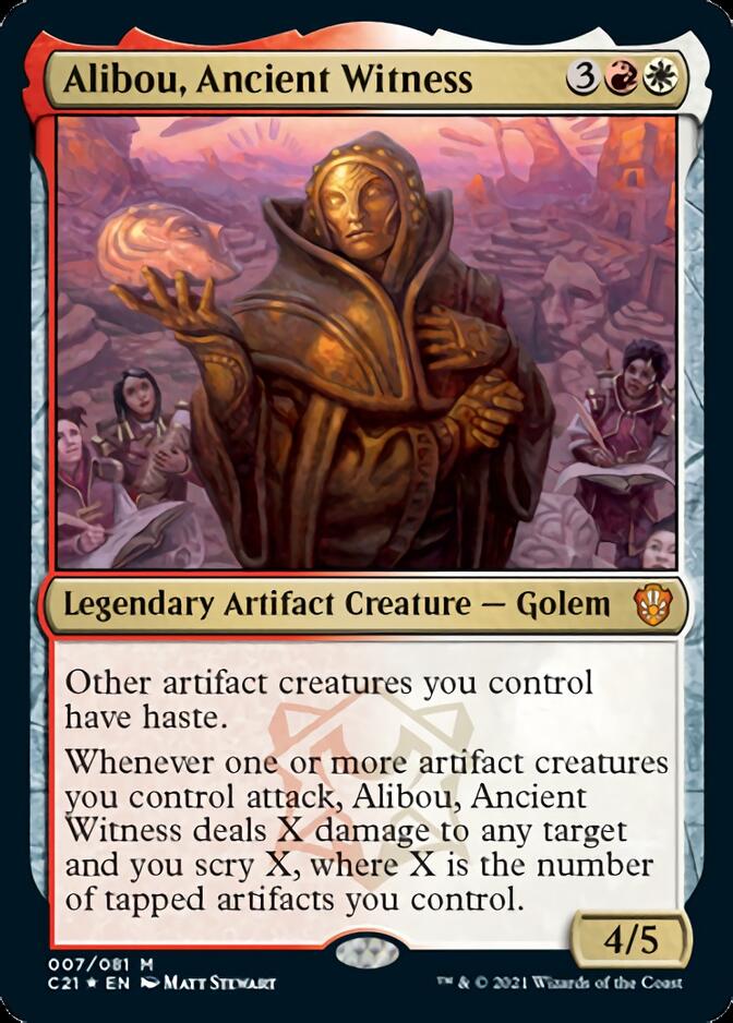 Alibou, Ancient Witness [Commander 2021] | Silver Goblin