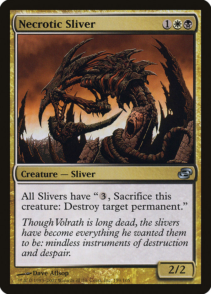 Necrotic Sliver [Planar Chaos] | Silver Goblin