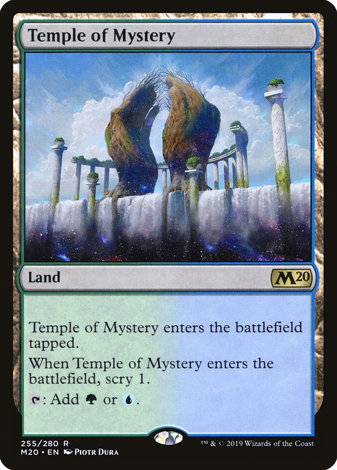 Temple of Mystery [Core Set 2020] | Silver Goblin