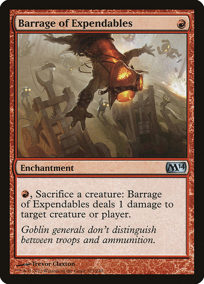 Barrage of Expendables [Magic 2014] | Silver Goblin