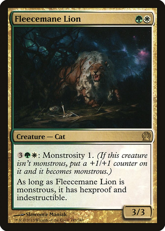 Fleecemane Lion [Theros] | Silver Goblin