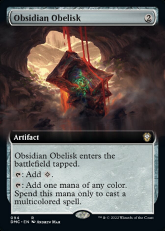 Obsidian Obelisk (Extended Art) [Dominaria United Commander] | Silver Goblin