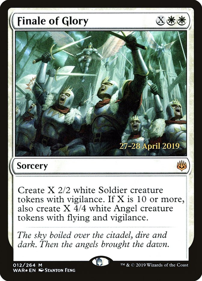 Finale of Glory [War of the Spark Prerelease Promos] | Silver Goblin