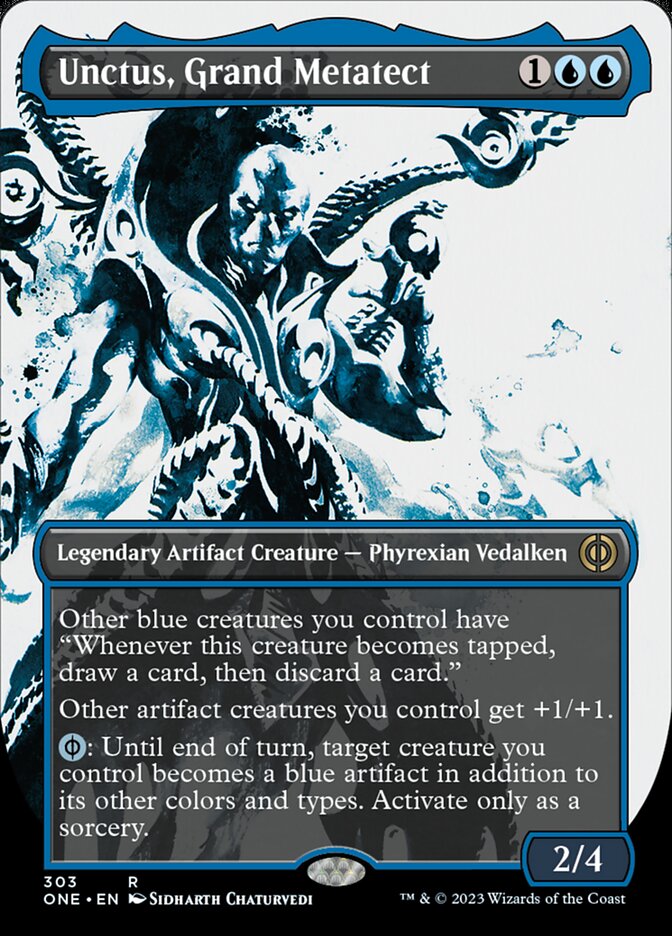 Unctus, Grand Metatect (Borderless Ichor) [Phyrexia: All Will Be One] | Silver Goblin