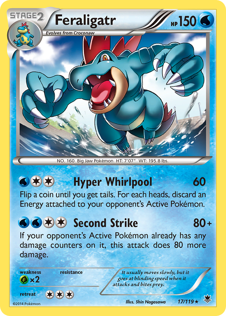 Feraligatr (17/119) [XY: Phantom Forces] | Silver Goblin