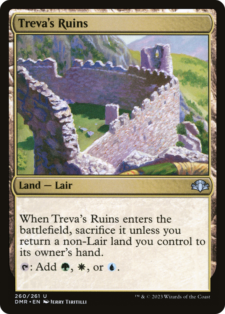 Treva's Ruins [Dominaria Remastered] | Silver Goblin