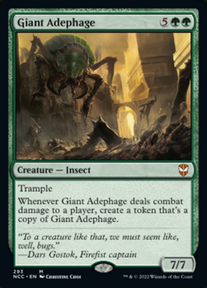 Giant Adephage [Streets of New Capenna Commander] | Silver Goblin