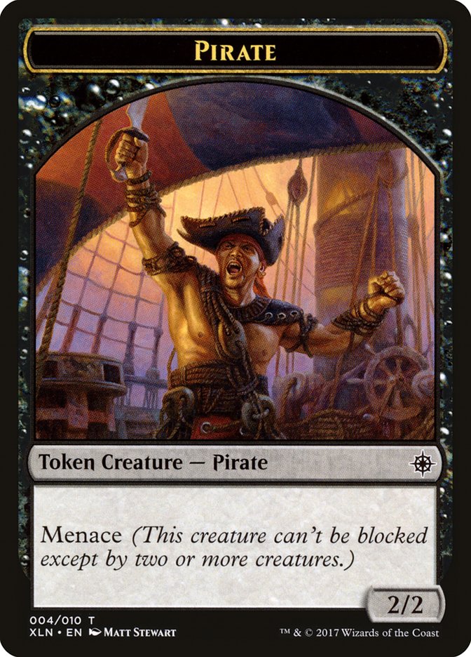 Pirate Token [Ixalan Tokens] | Silver Goblin