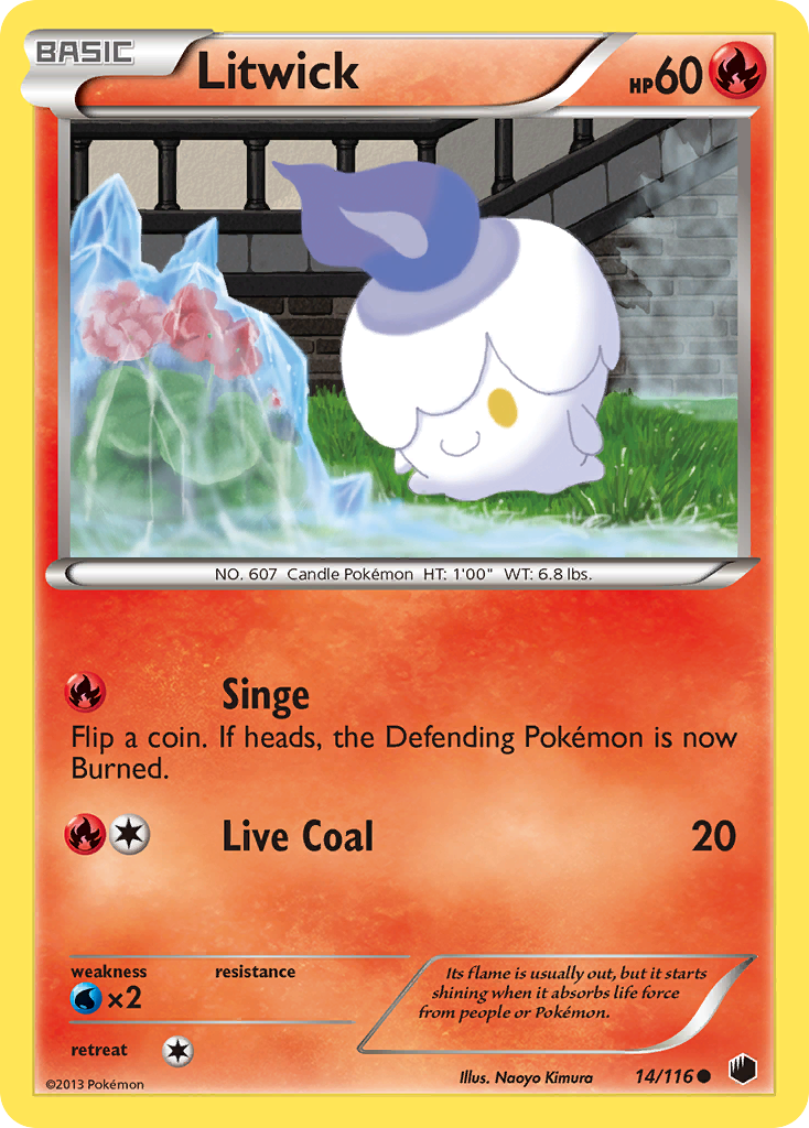 Litwick (14/116) [Black & White: Plasma Freeze] | Silver Goblin