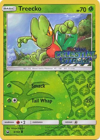 Treecko (8/168) (Toys R Us Exclusive) [Sun & Moon: Celestial Storm] | Silver Goblin